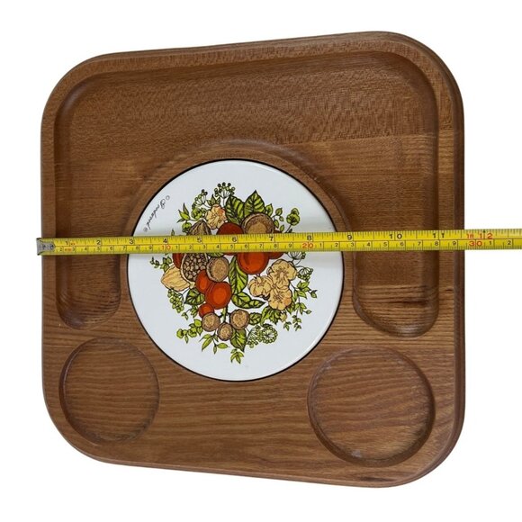 Vintage Goodwood Cheese Board Platter With Ceramic Cups & Knife - Picture 9 of 16